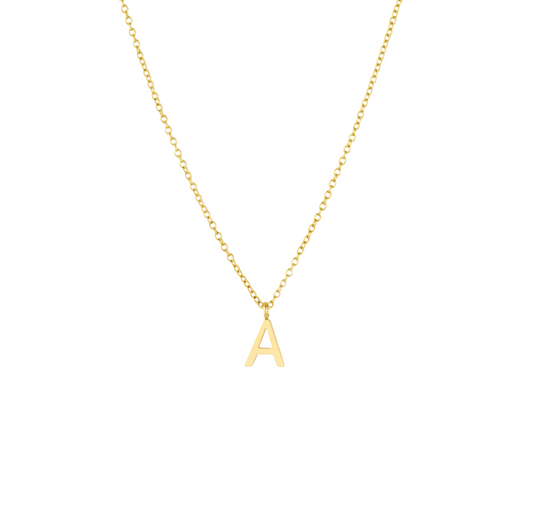 Danity inital necklace