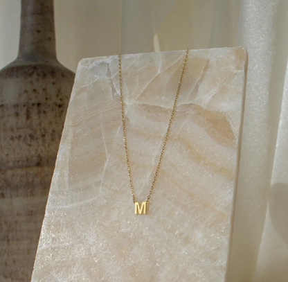Danity inital necklace