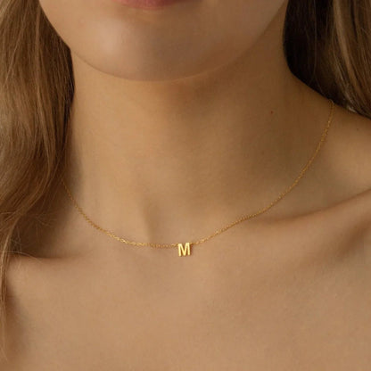 Danity inital necklace
