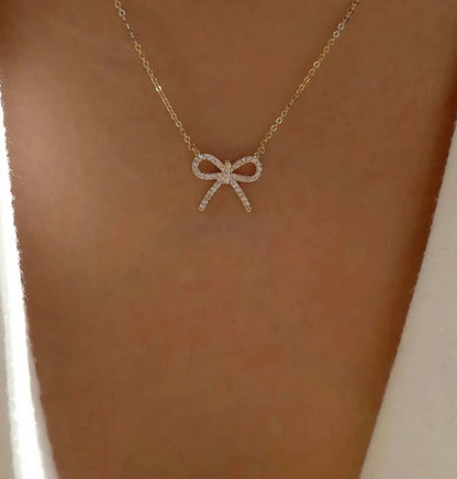 The Dainty Bow Necklace